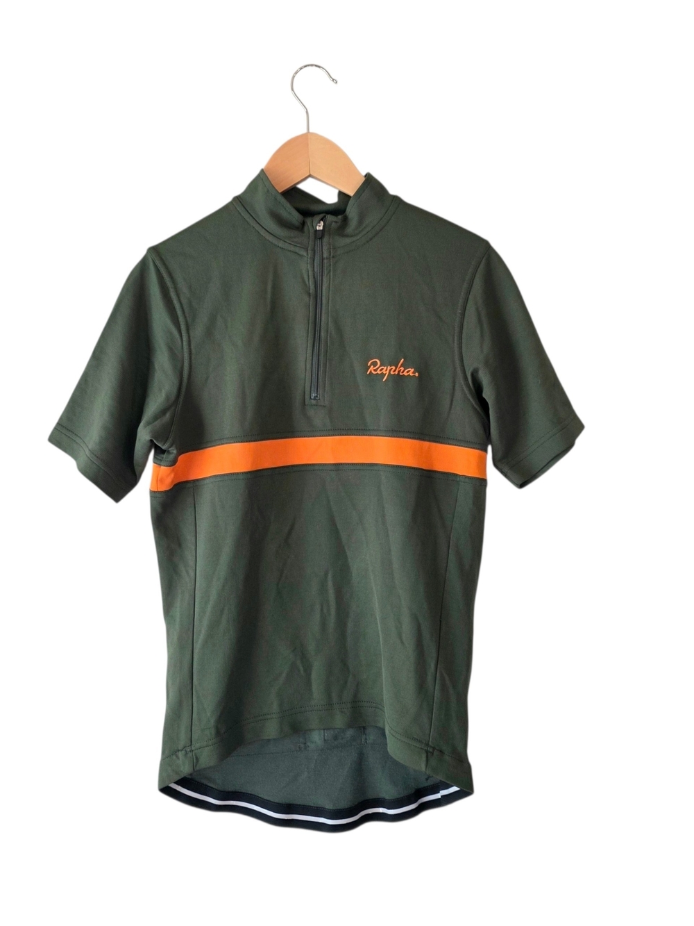 Rapha Mens Cycling Jersey S Green Merino Wool Stripe Club Jersey Outdoor
